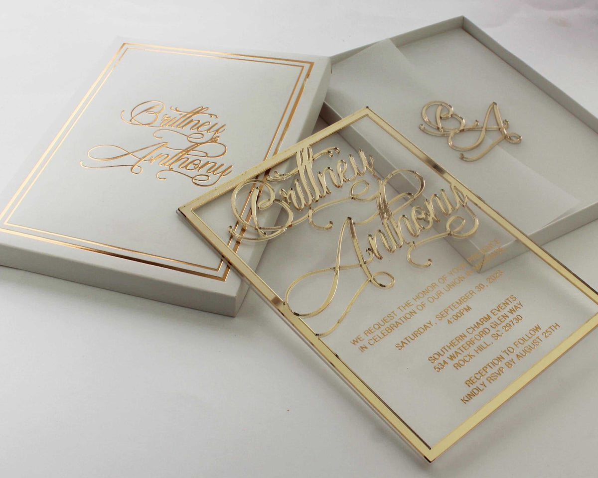 gold foil fold suite